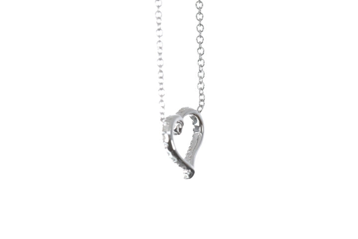 Open Heart Diamond Pendant