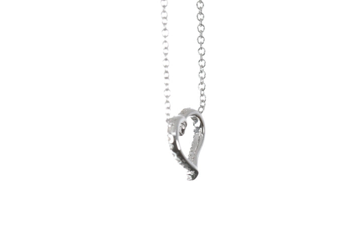 Open Heart Diamond Pendant