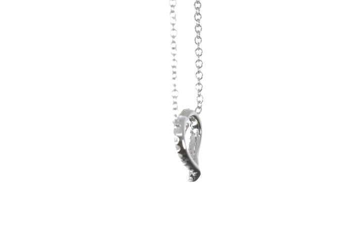 Open Heart Diamond Pendant