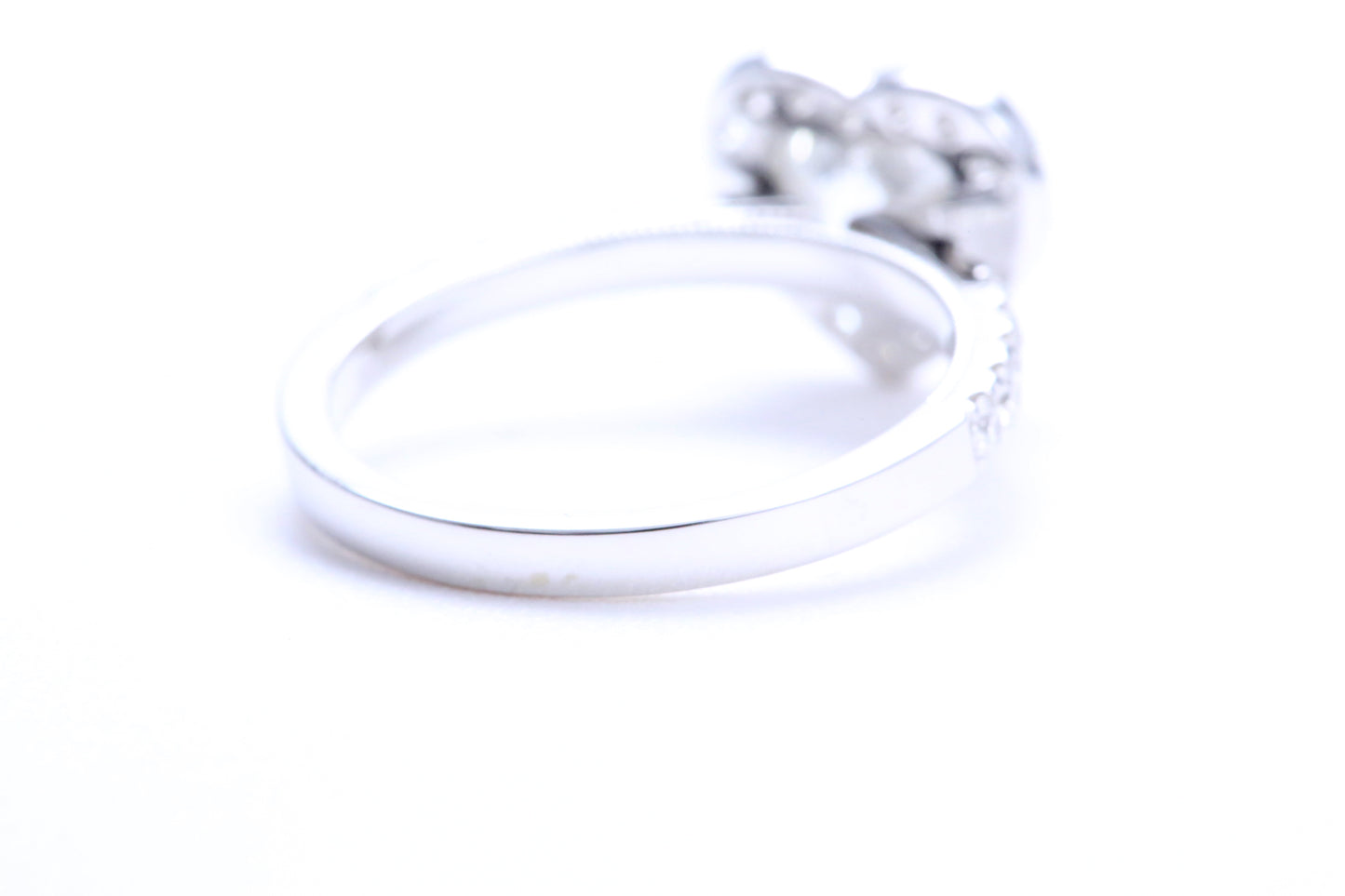 One Carat Heart Shaped Engagement Ring