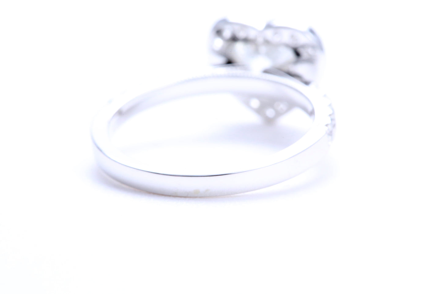 One Carat Heart Shaped Engagement Ring