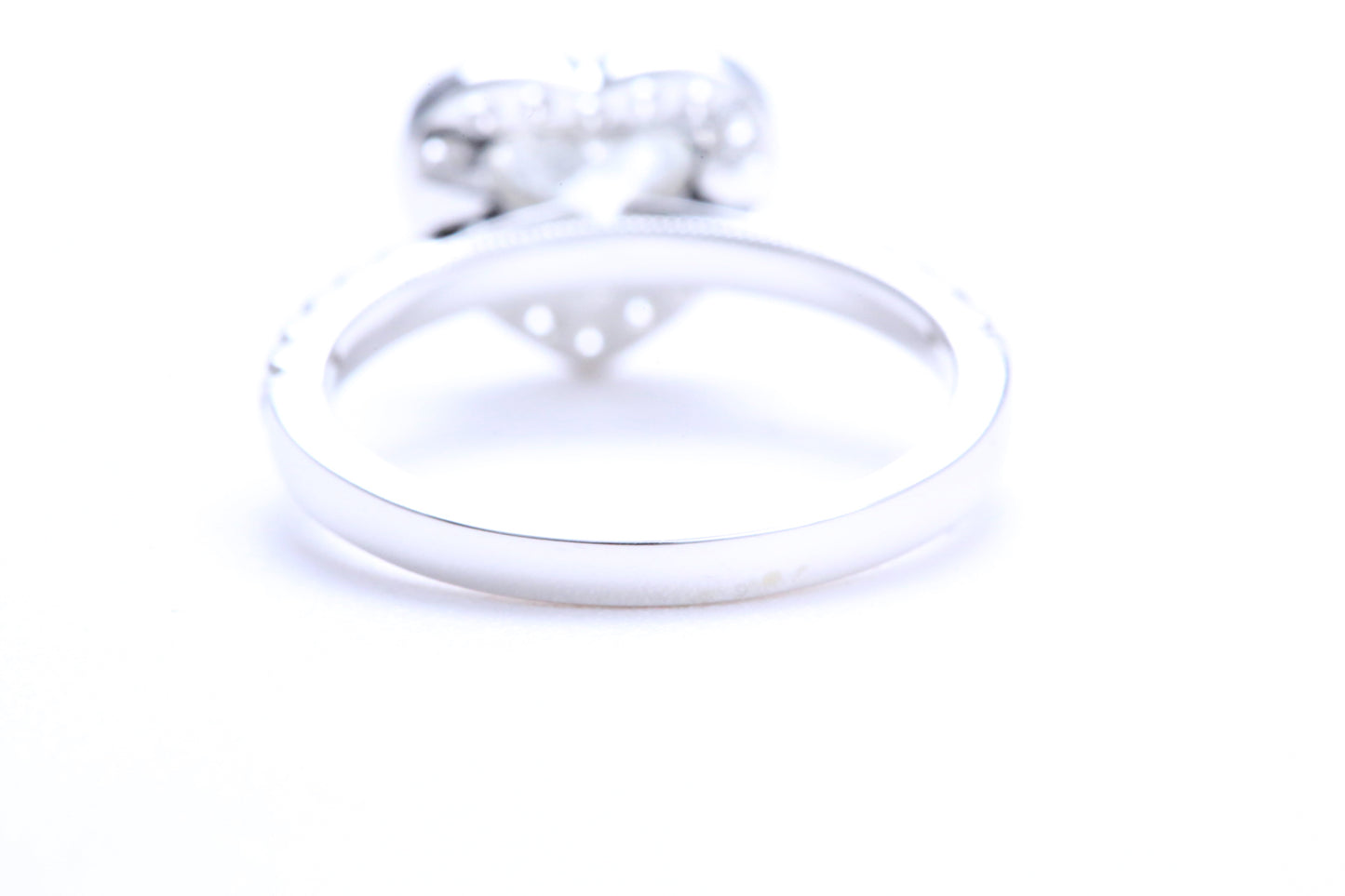 One Carat Heart Shaped Engagement Ring