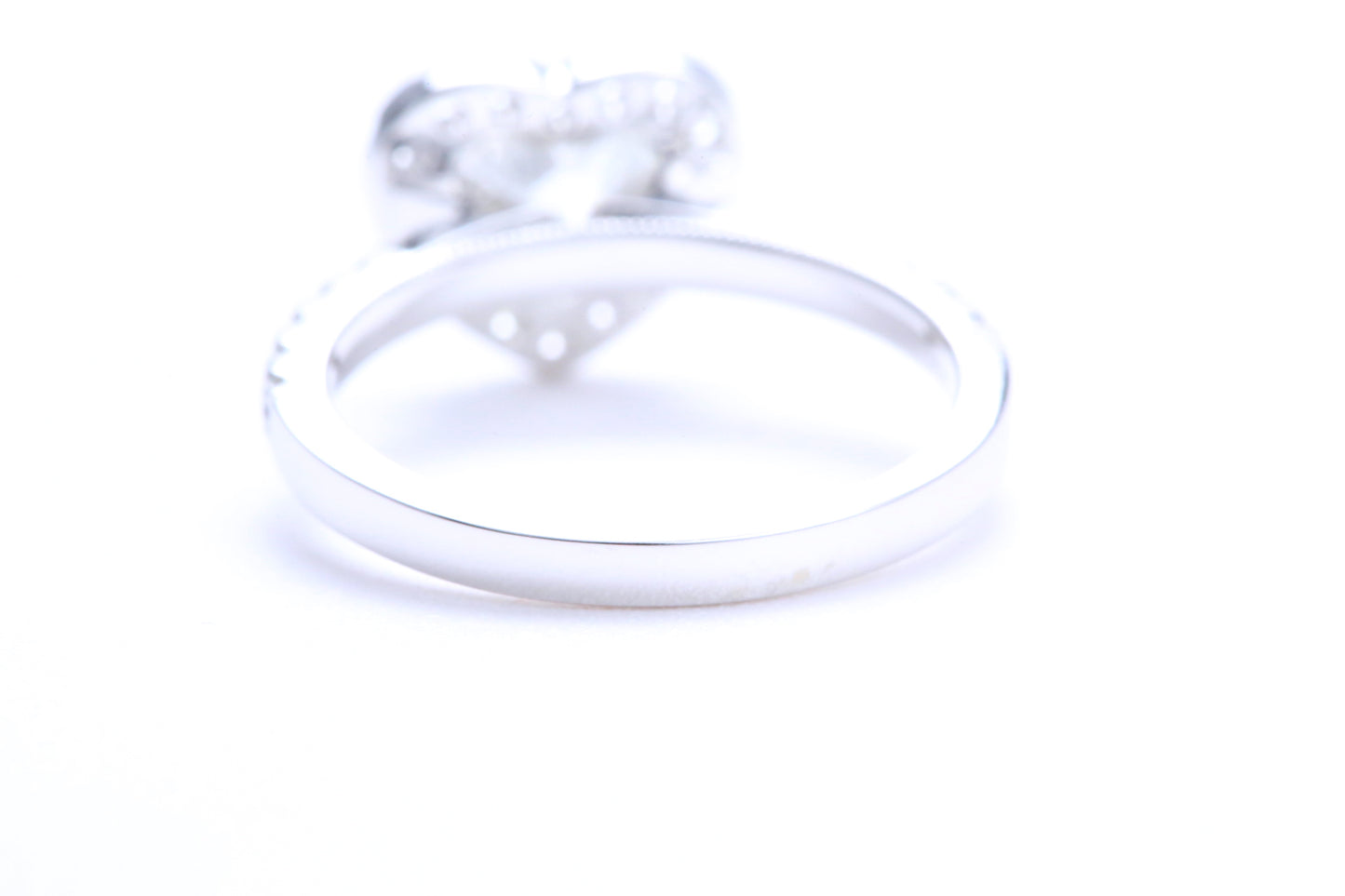 One Carat Heart Shaped Engagement Ring