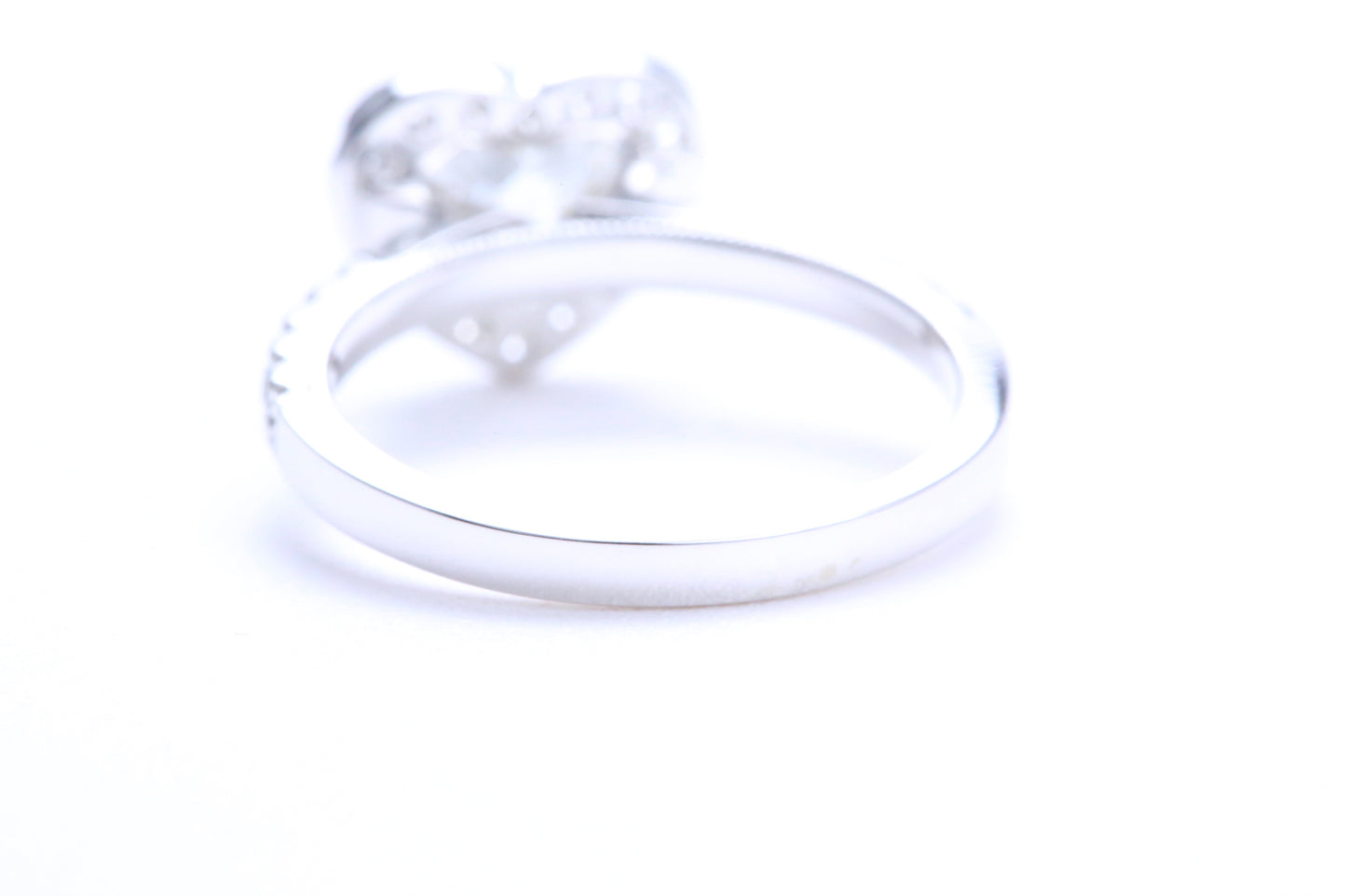 One Carat Heart Shaped Engagement Ring