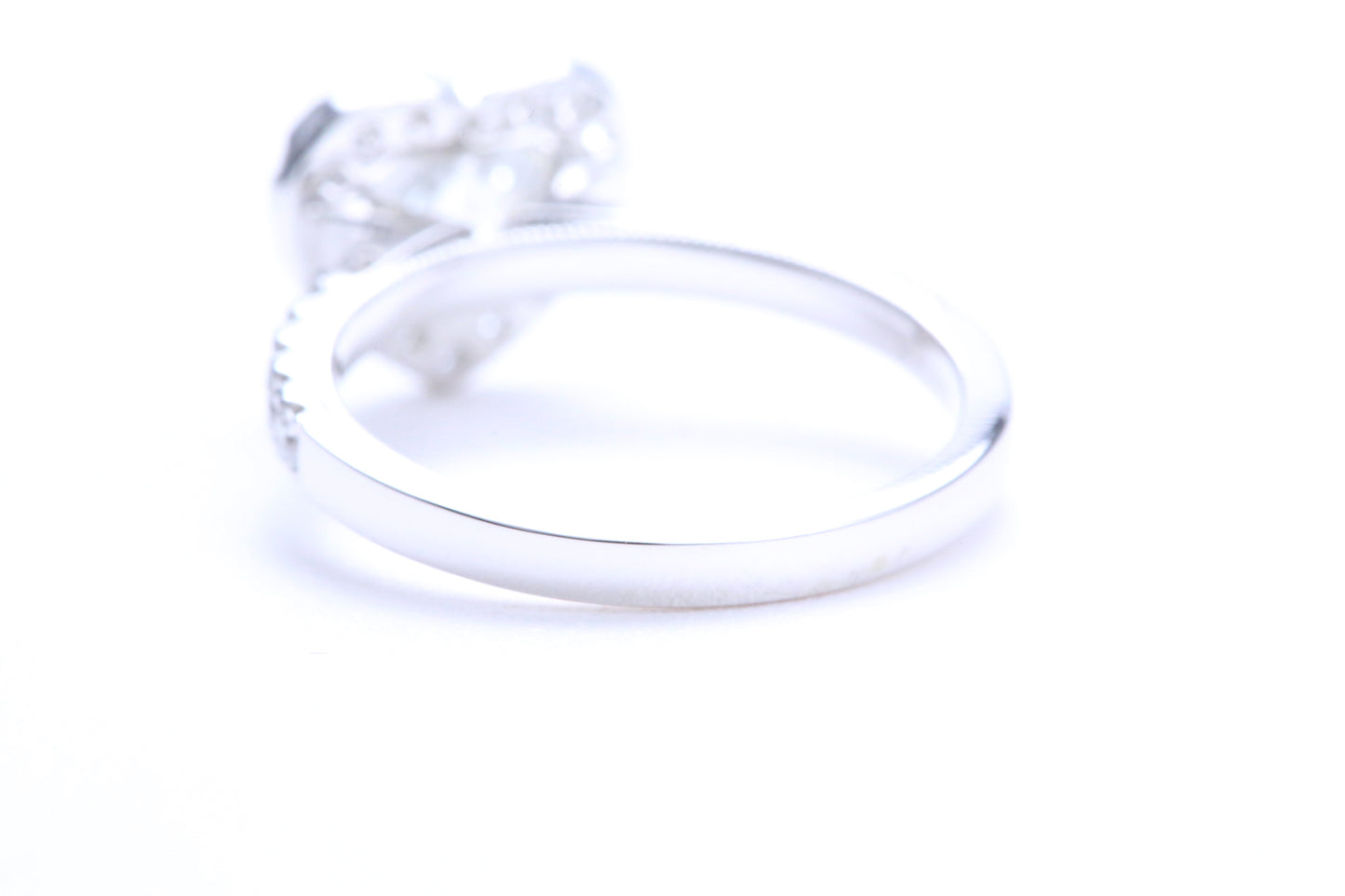 One Carat Heart Shaped Engagement Ring