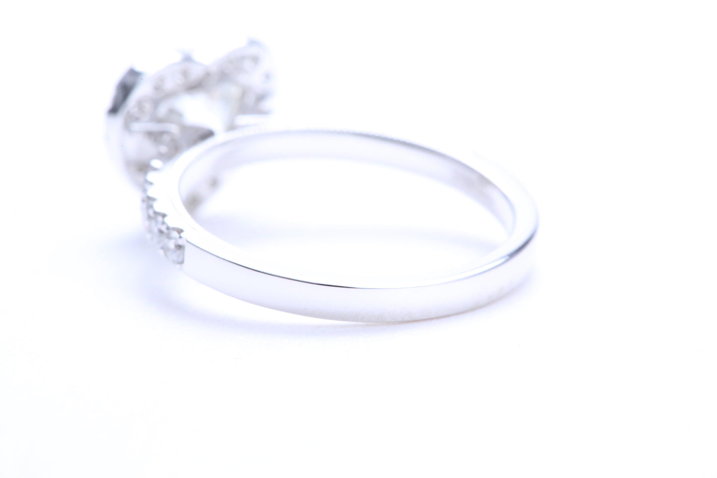 One Carat Heart Shaped Engagement Ring