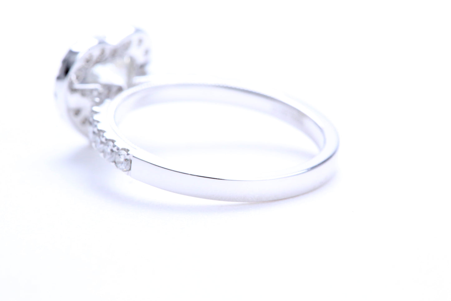 One Carat Heart Shaped Engagement Ring