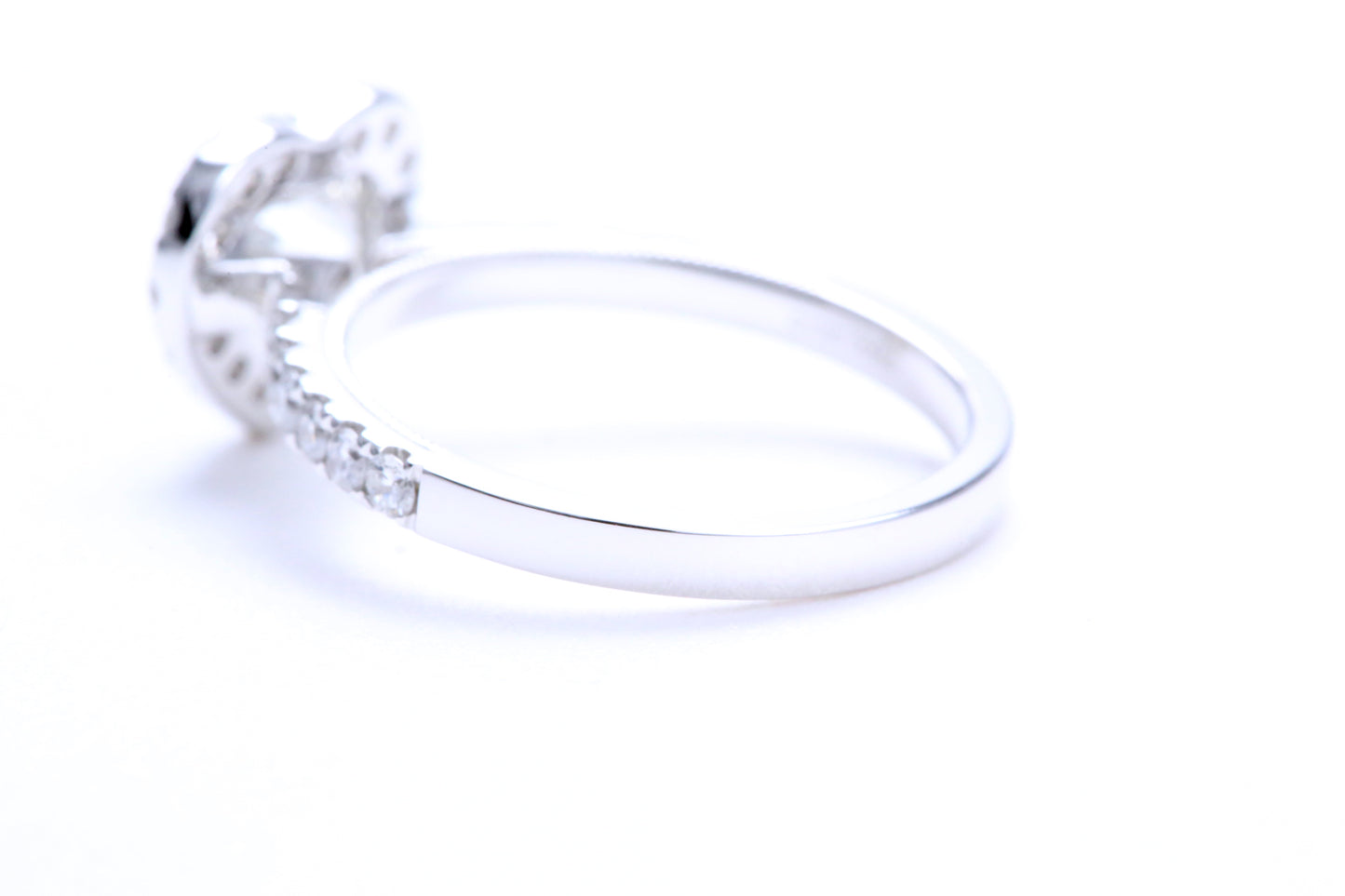One Carat Heart Shaped Engagement Ring
