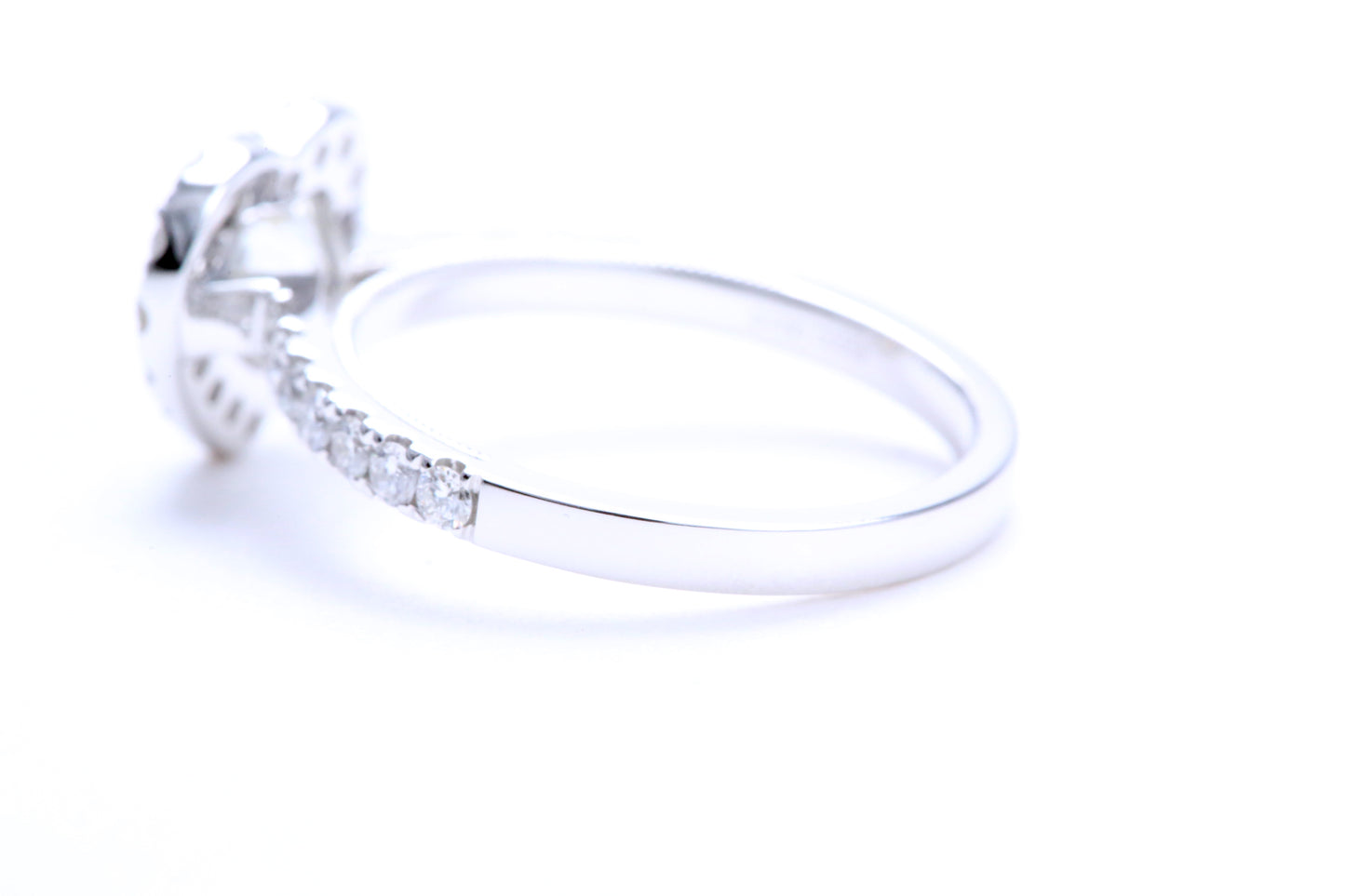 One Carat Heart Shaped Engagement Ring
