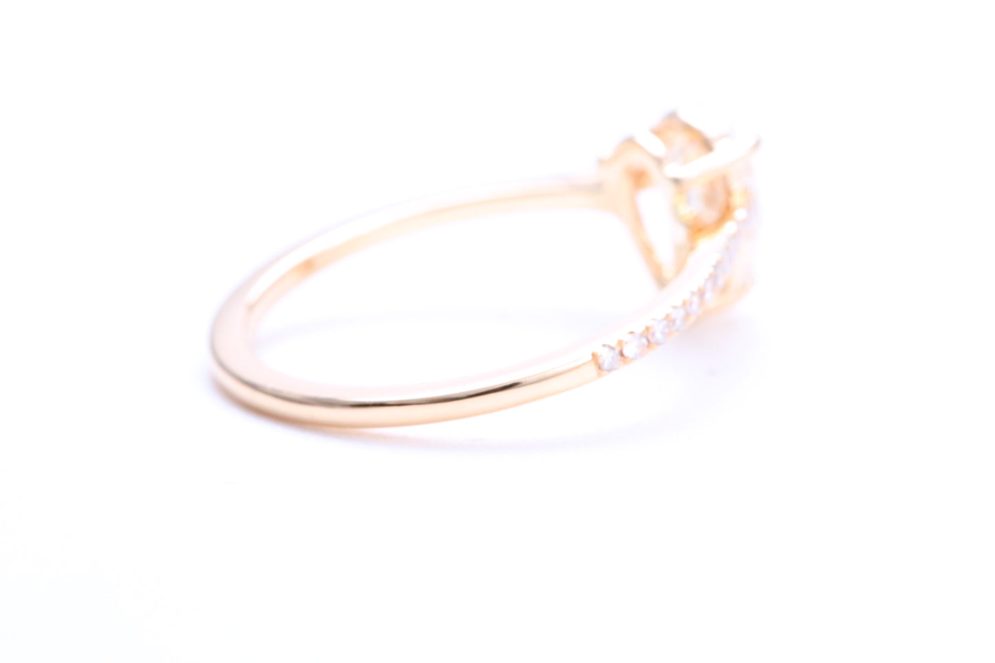 3/4 Carat Pear Shaped Engagement Ring