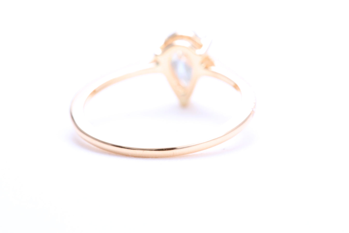 3/4 Carat Pear Shaped Engagement Ring