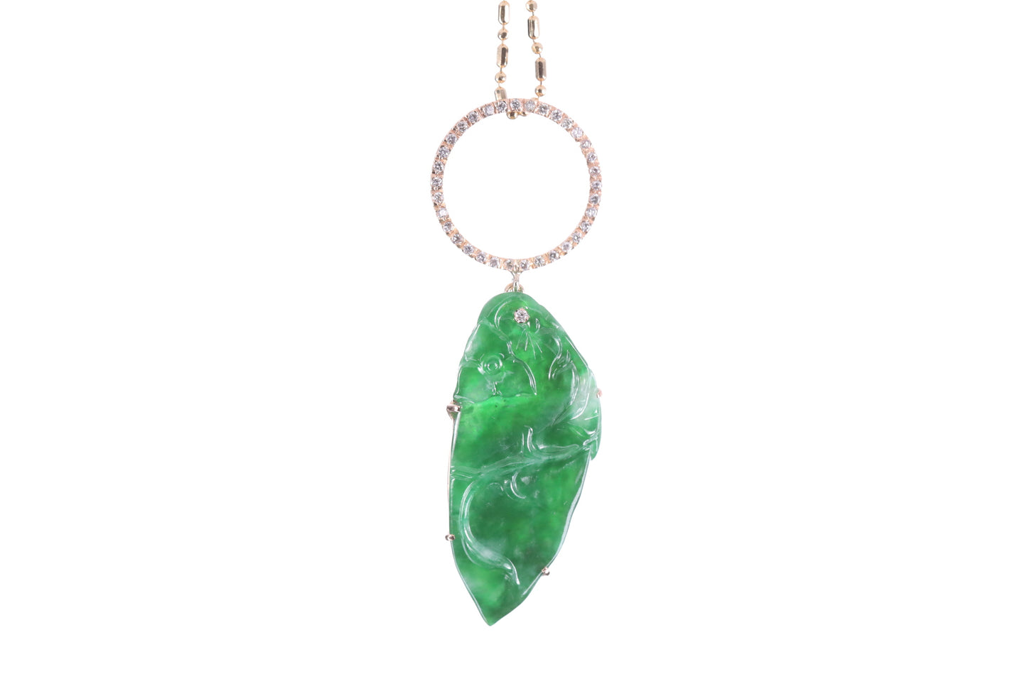 Jadeite Chili Pendant