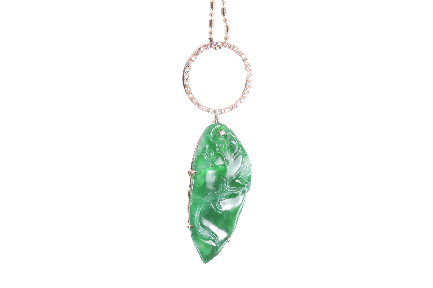 Jadeite Chili Pendant