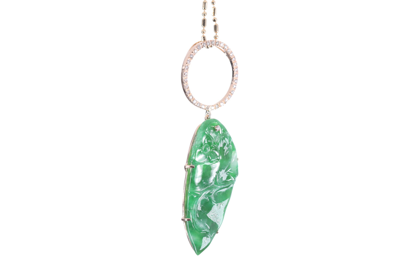 Jadeite Chili Pendant