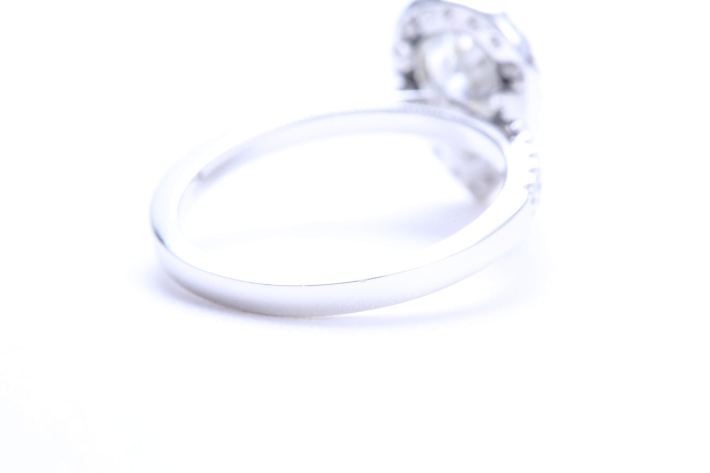 One Carat Pear Shaped Engagement Ring