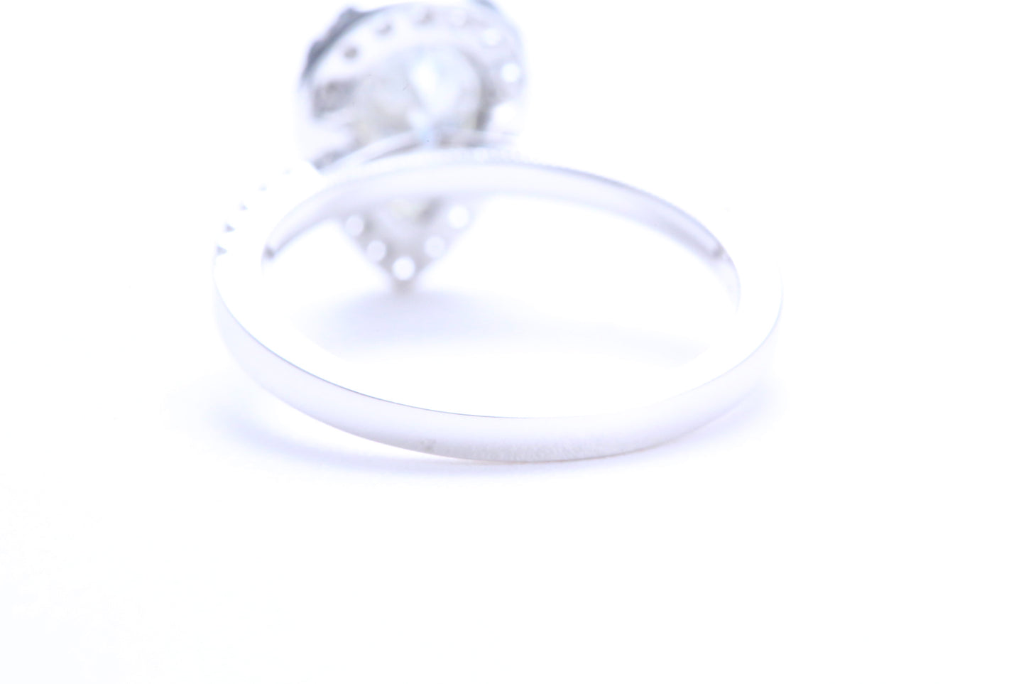 One Carat Pear Shaped Engagement Ring