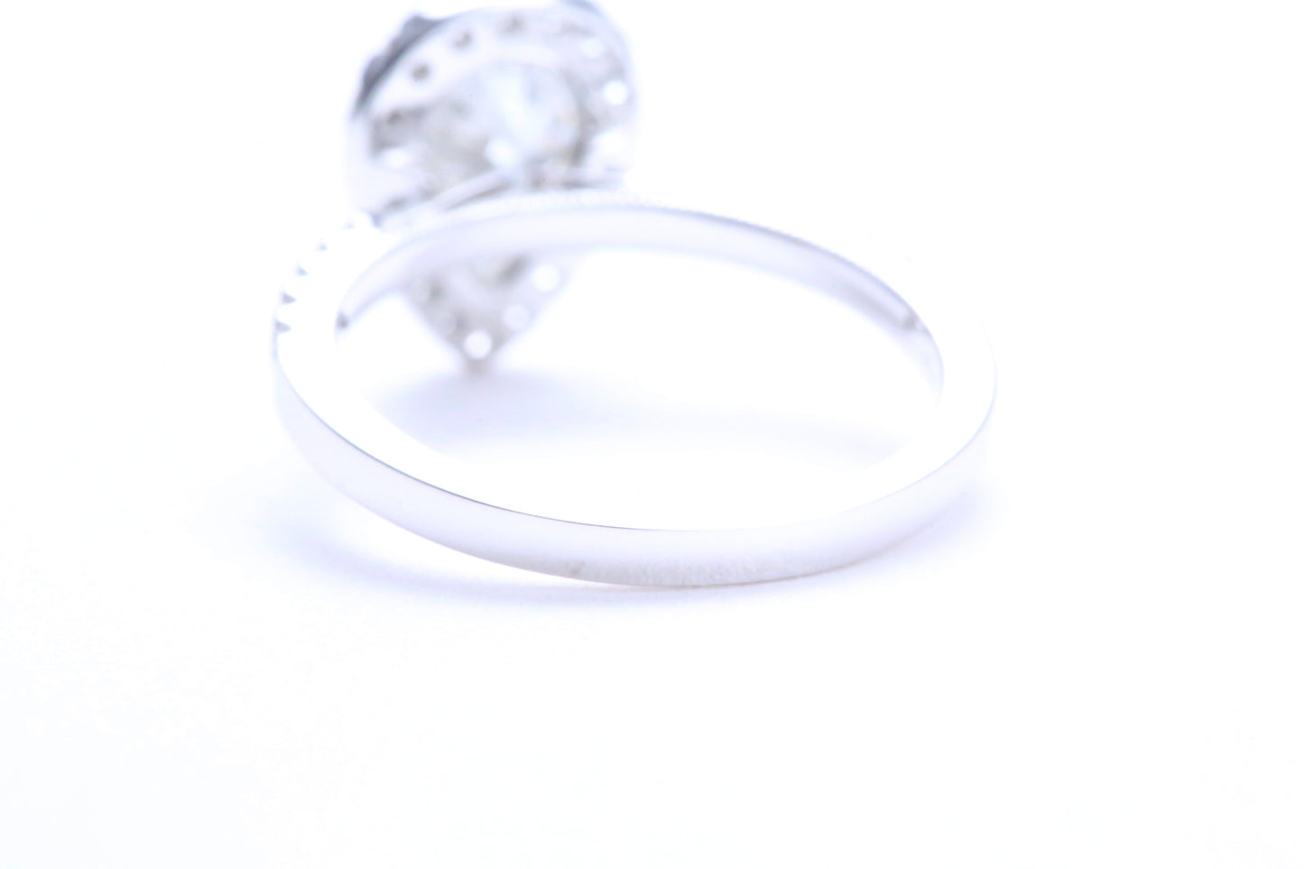 One Carat Pear Shaped Engagement Ring