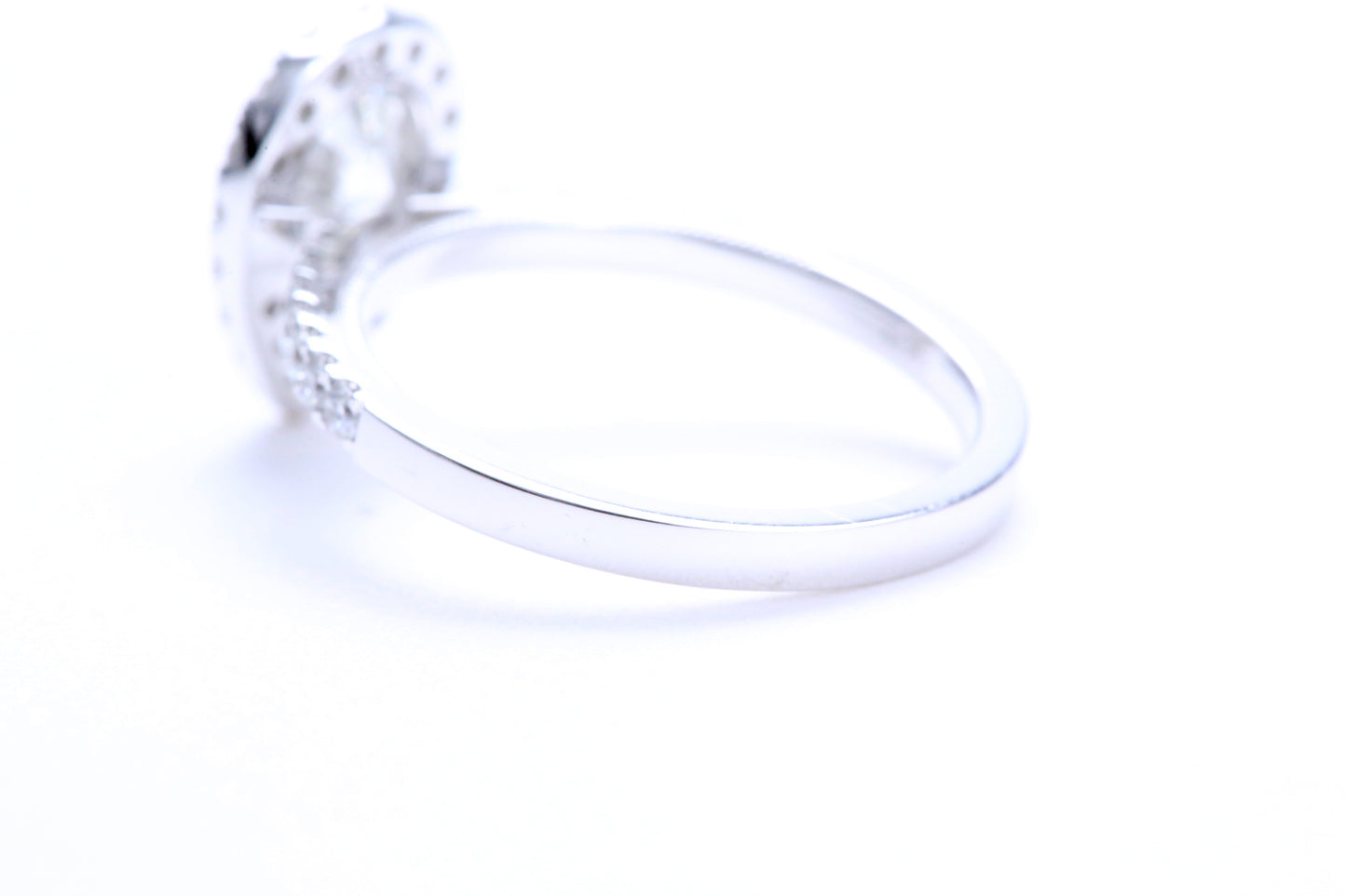 One Carat Pear Shaped Engagement Ring