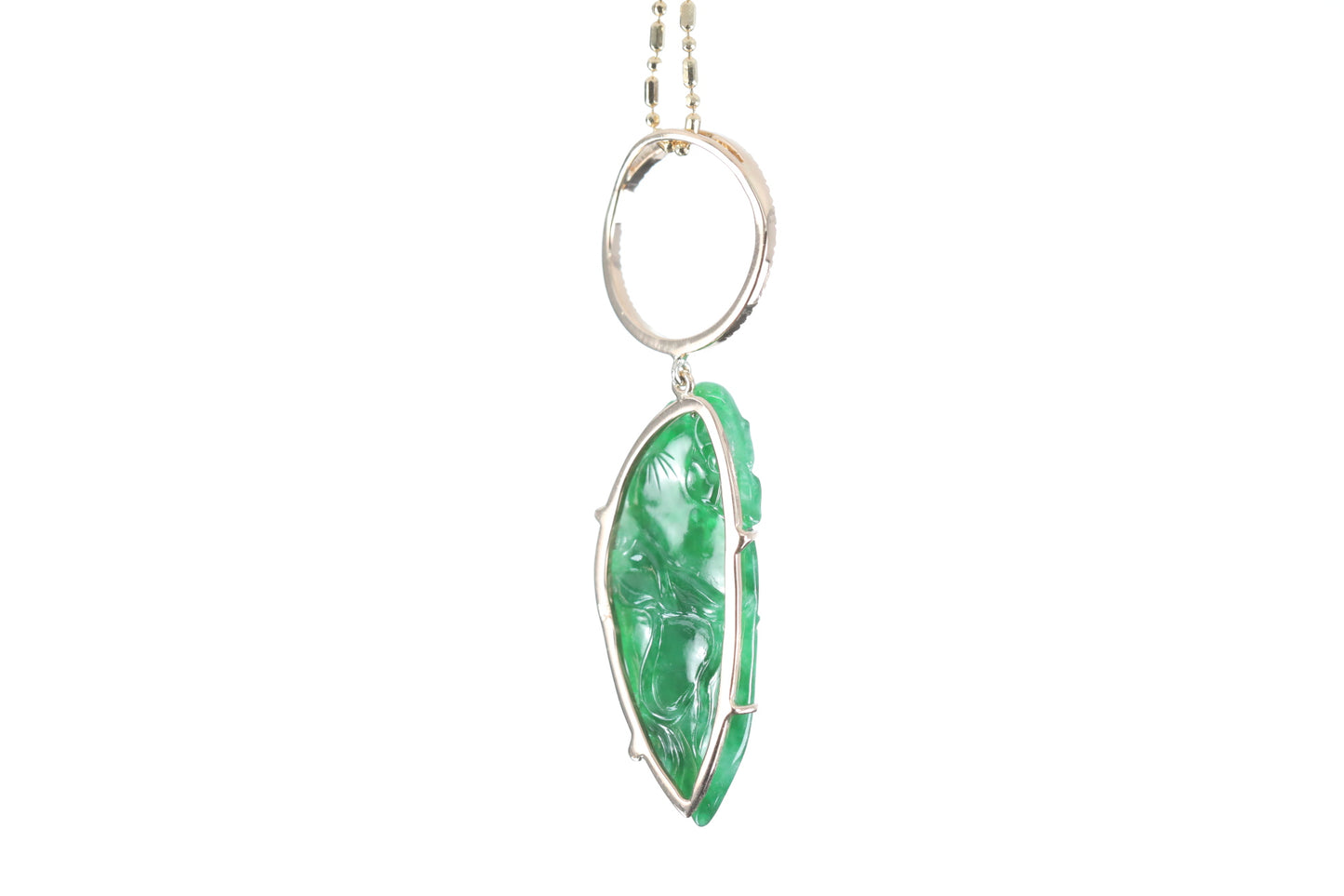 Jadeite Chili Pendant