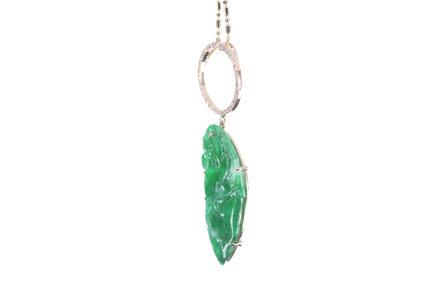 Jadeite Chili Pendant