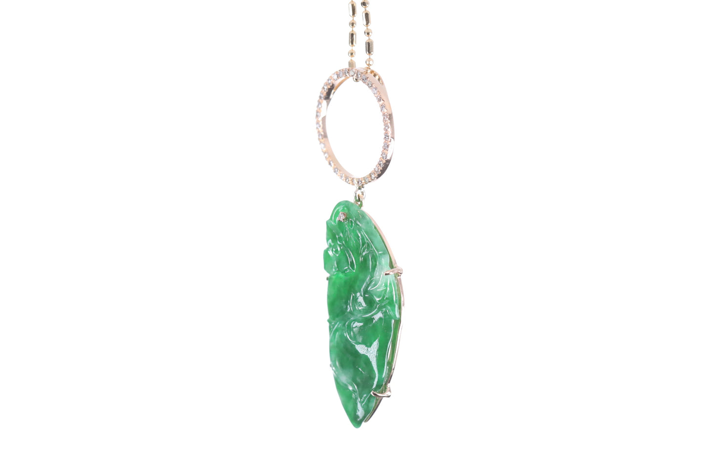 Jadeite Chili Pendant