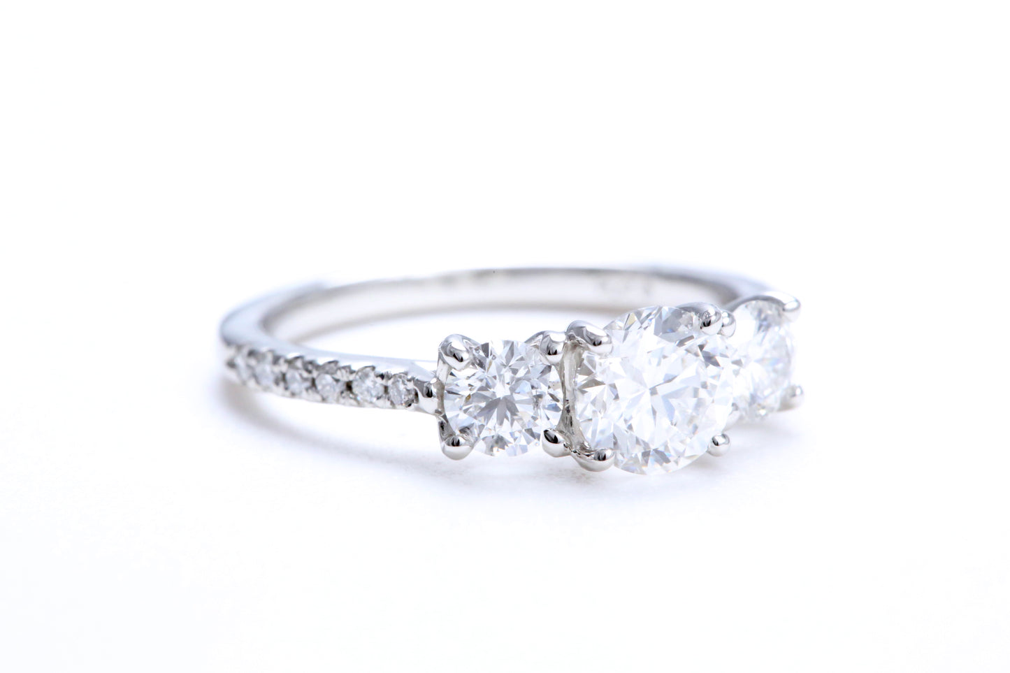 Three Stone Engagement Ring