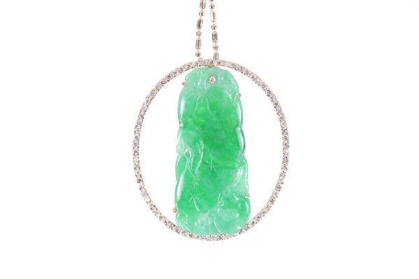 Jadeite Gourd Pendant