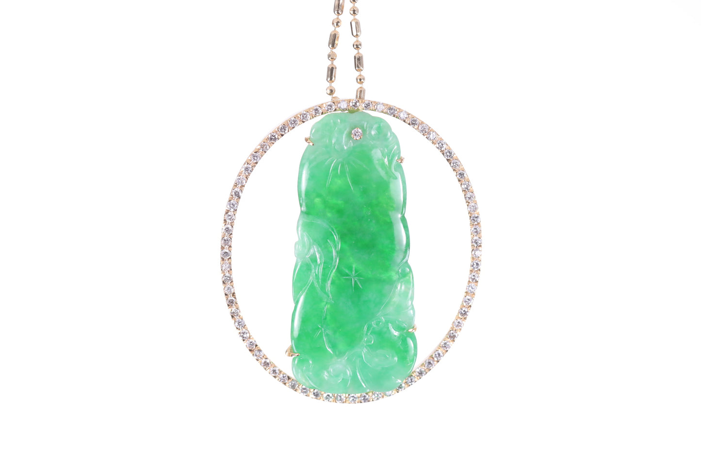 Jadeite Gourd Pendant