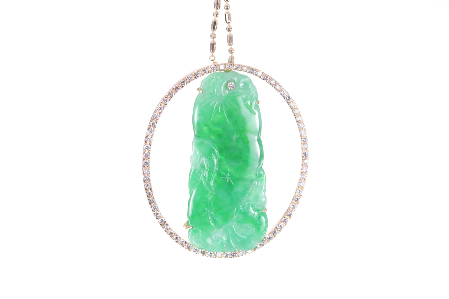 Jadeite Gourd Pendant