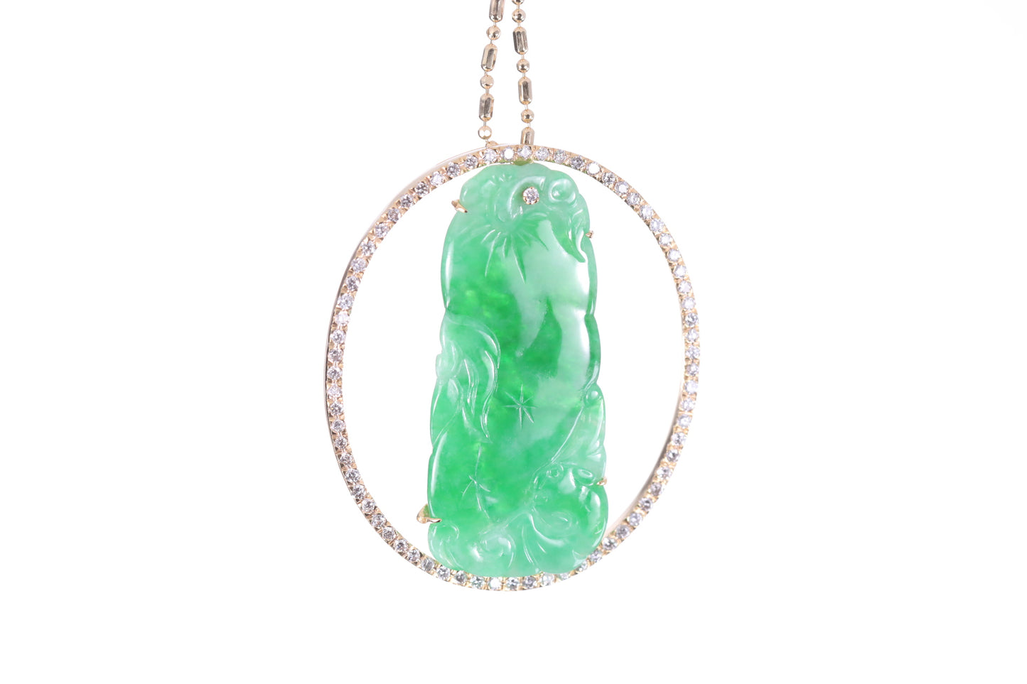 Jadeite Gourd Pendant
