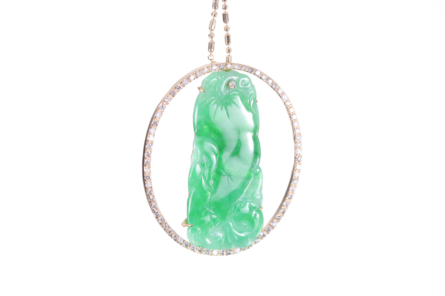 Jadeite Gourd Pendant