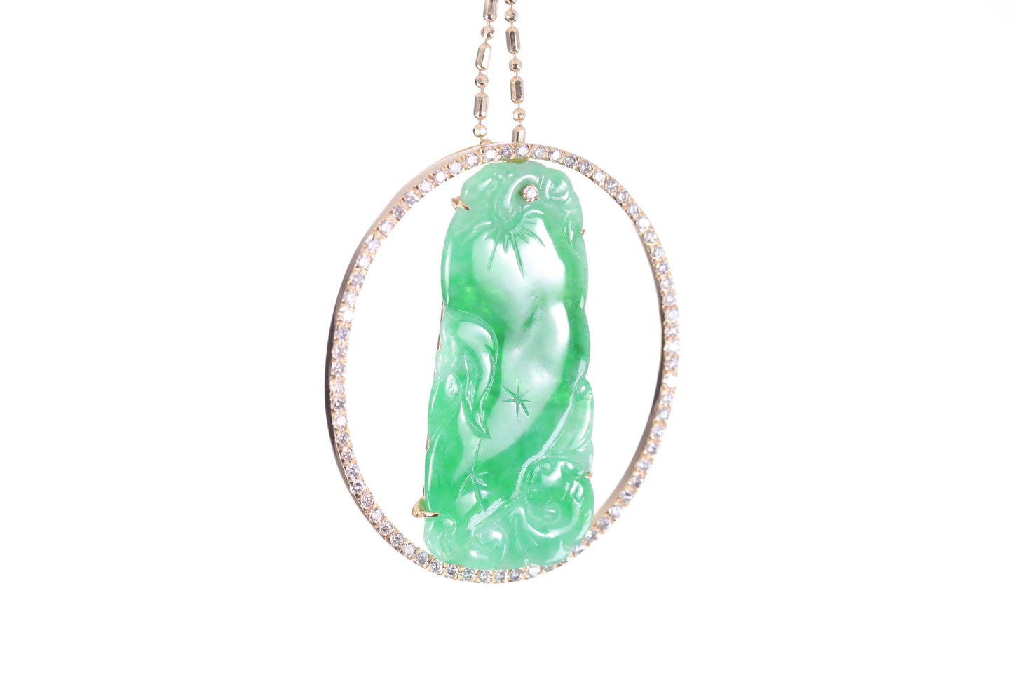 Jadeite Gourd Pendant