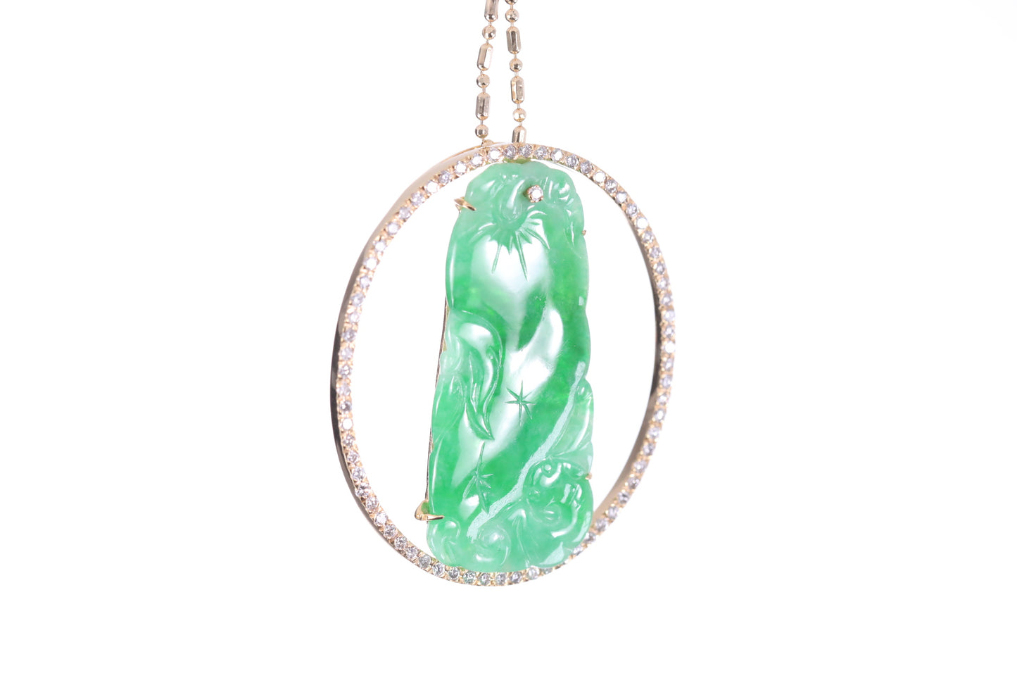 Jadeite Gourd Pendant