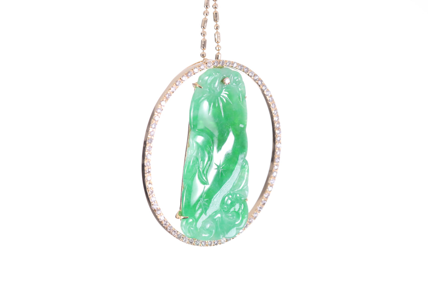 Jadeite Gourd Pendant