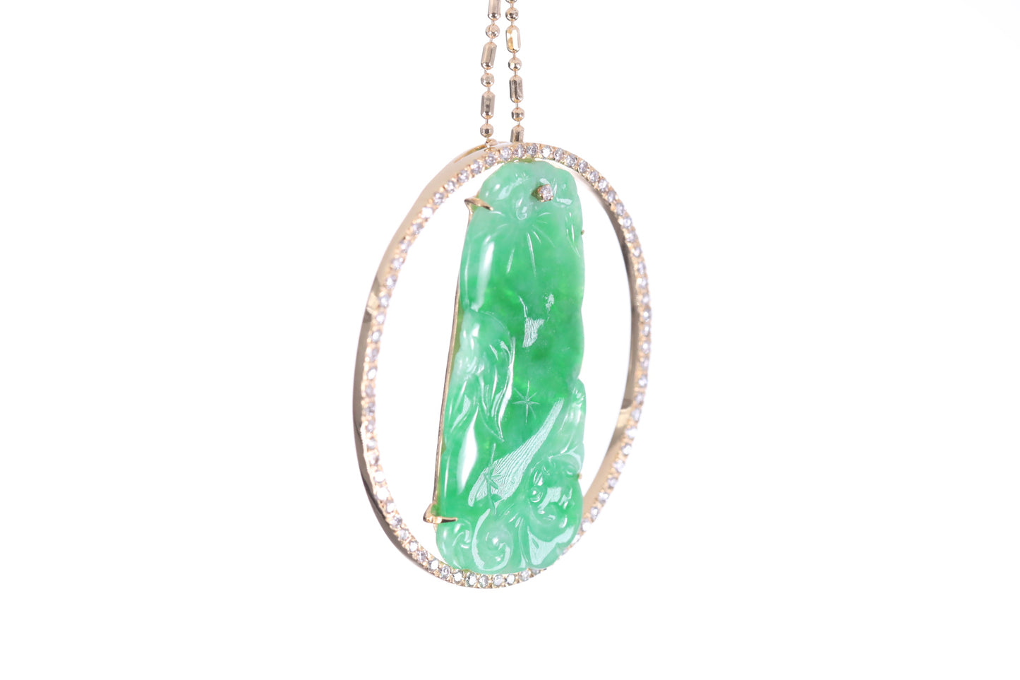 Jadeite Gourd Pendant