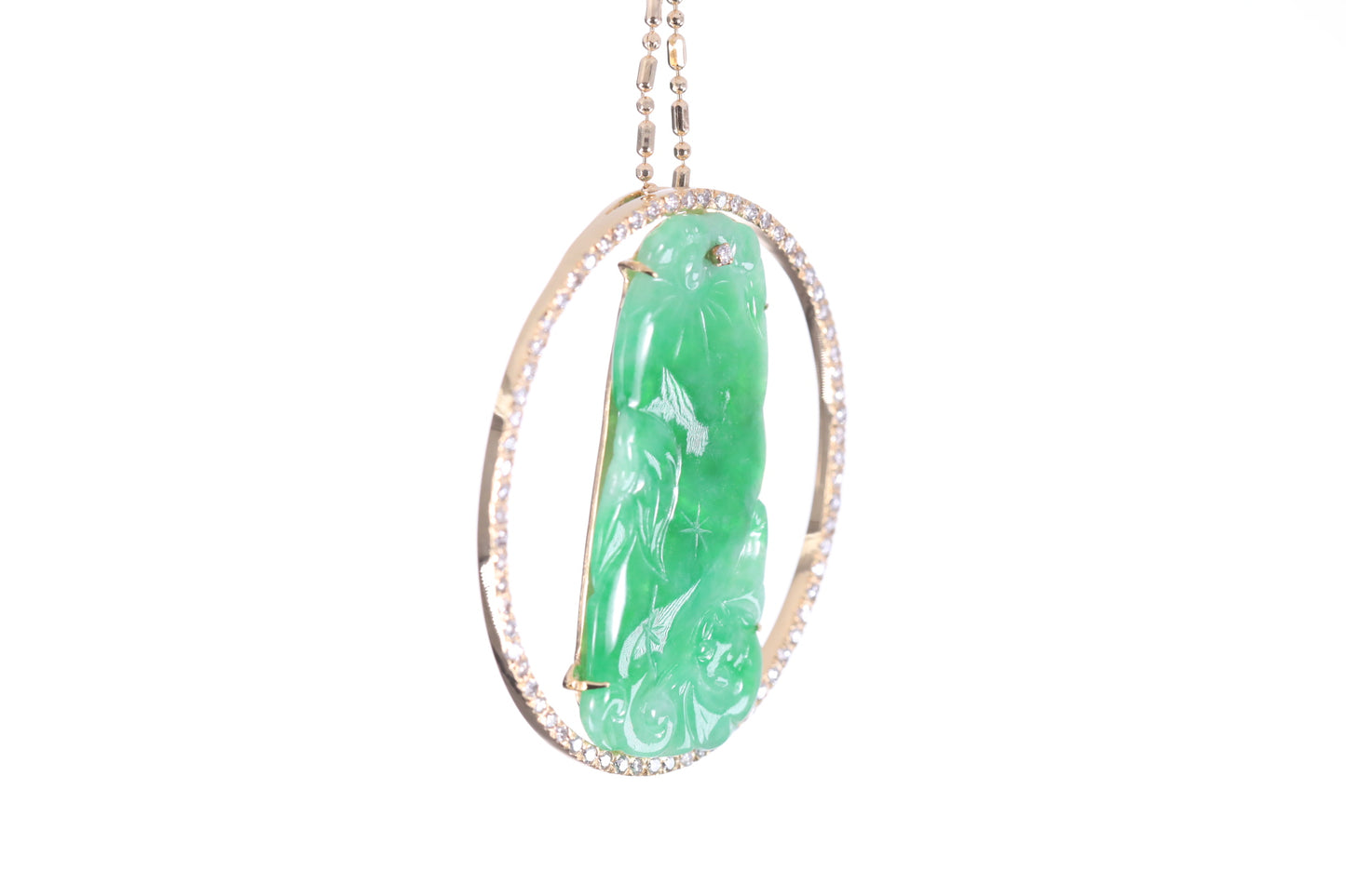 Jadeite Gourd Pendant