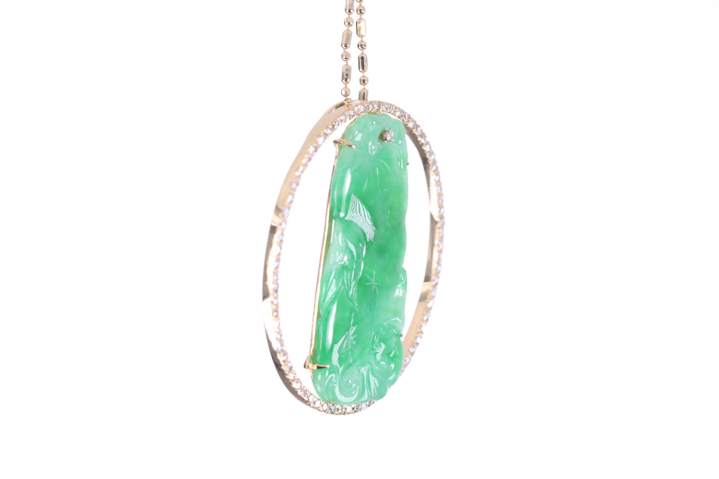 Jadeite Gourd Pendant