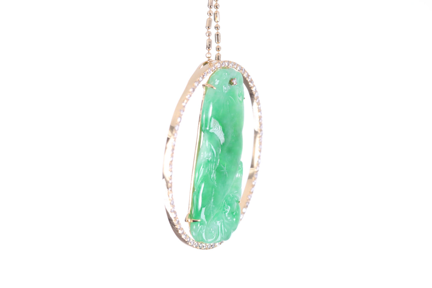 Jadeite Gourd Pendant