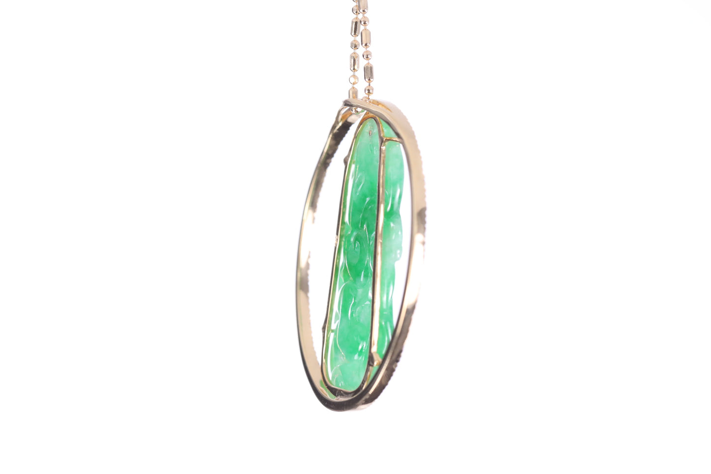 Jadeite Gourd Pendant