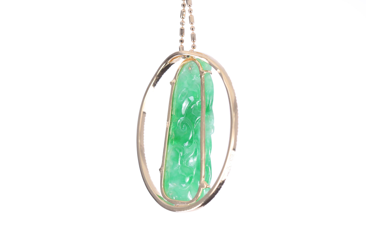 Jadeite Gourd Pendant