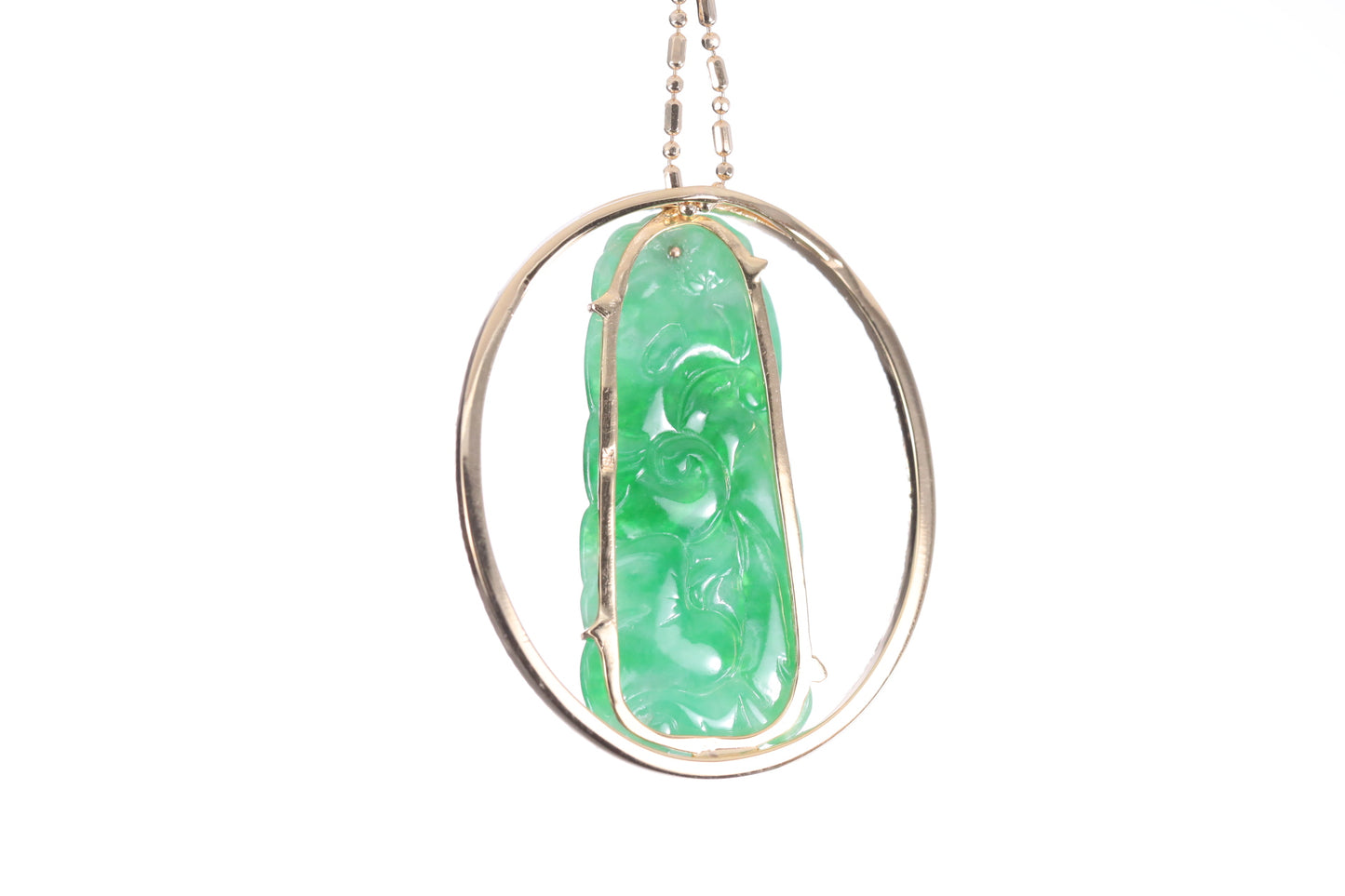 Jadeite Gourd Pendant