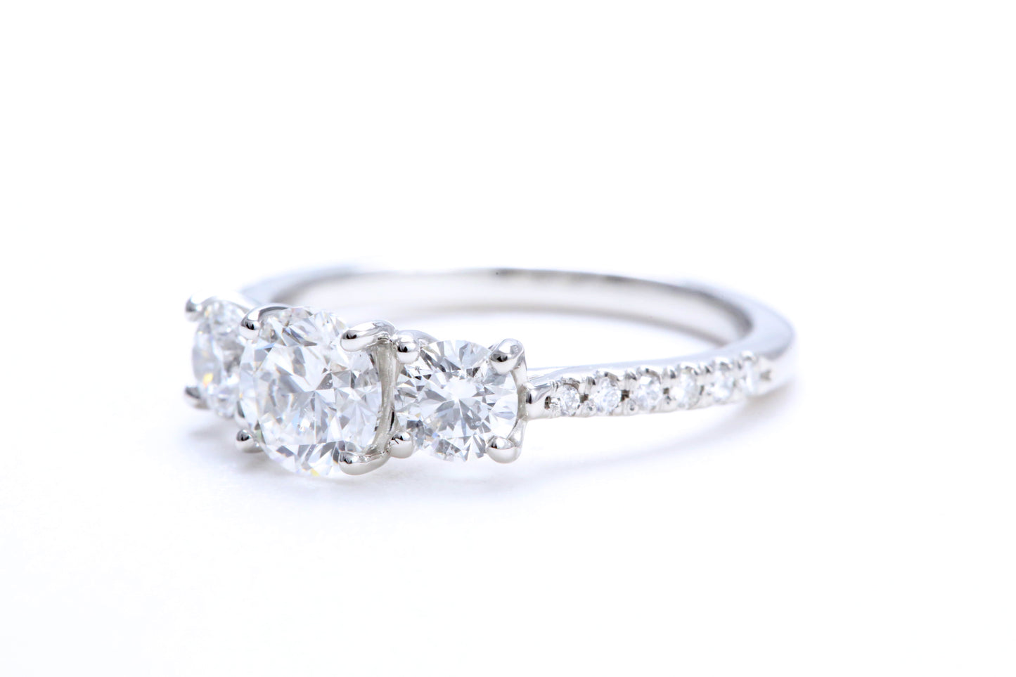 Three Stone Engagement Ring