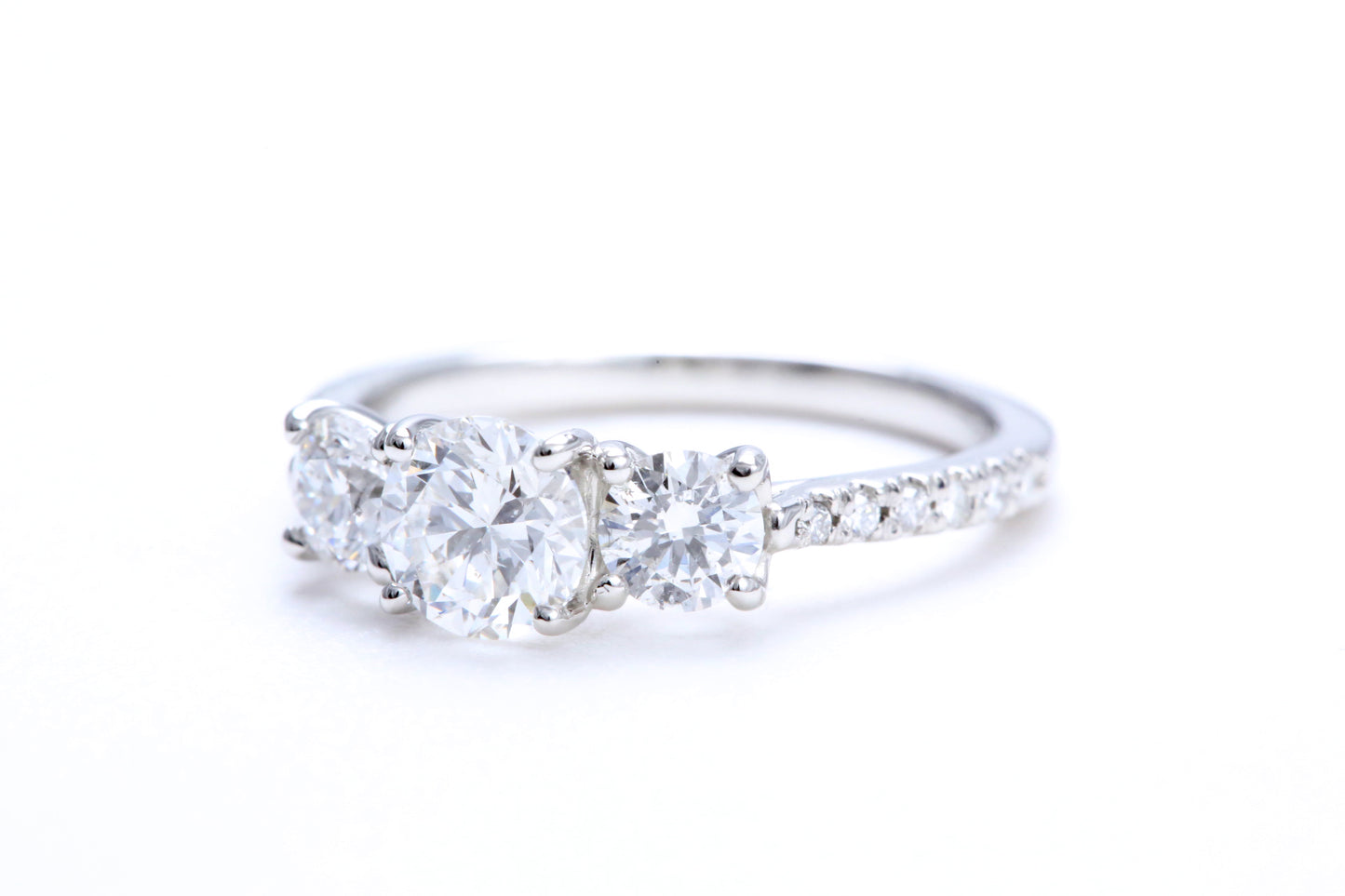Three Stone Engagement Ring