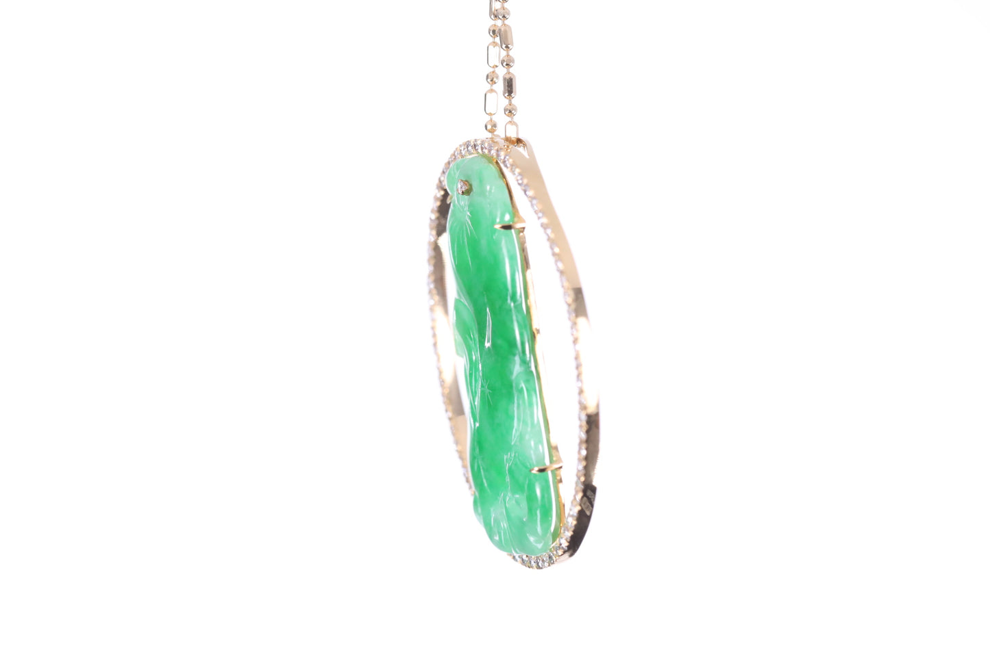 Jadeite Gourd Pendant