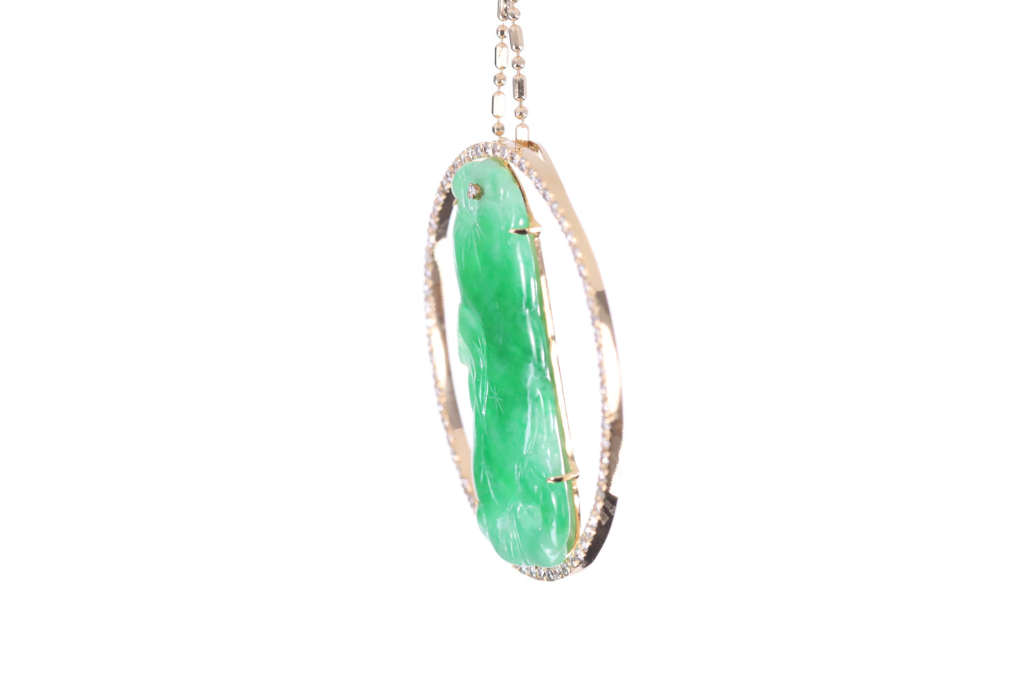 Jadeite Gourd Pendant