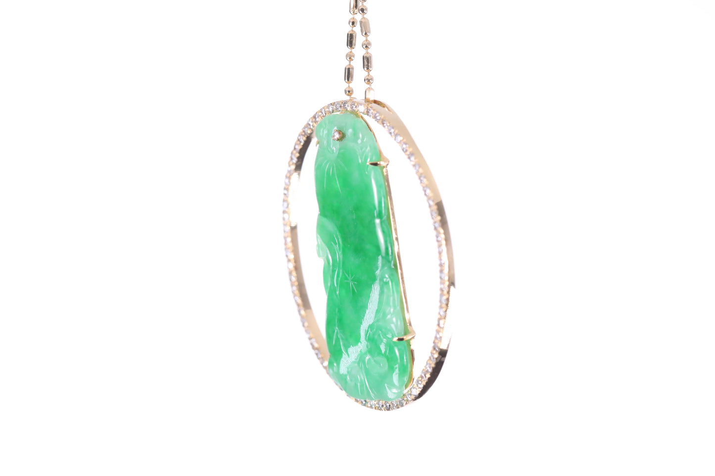 Jadeite Gourd Pendant