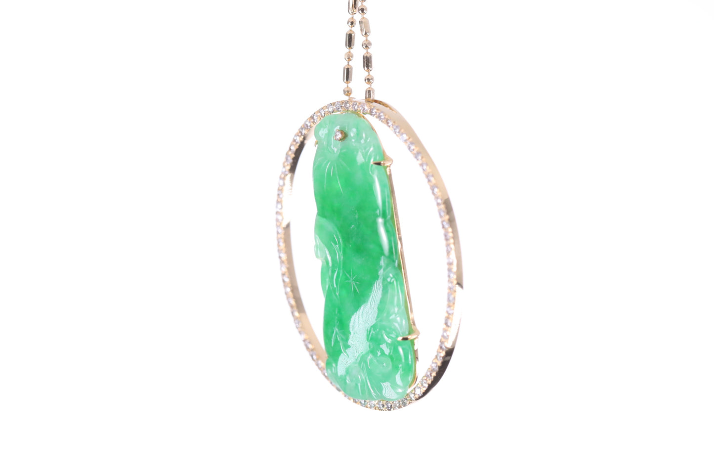 Jadeite Gourd Pendant