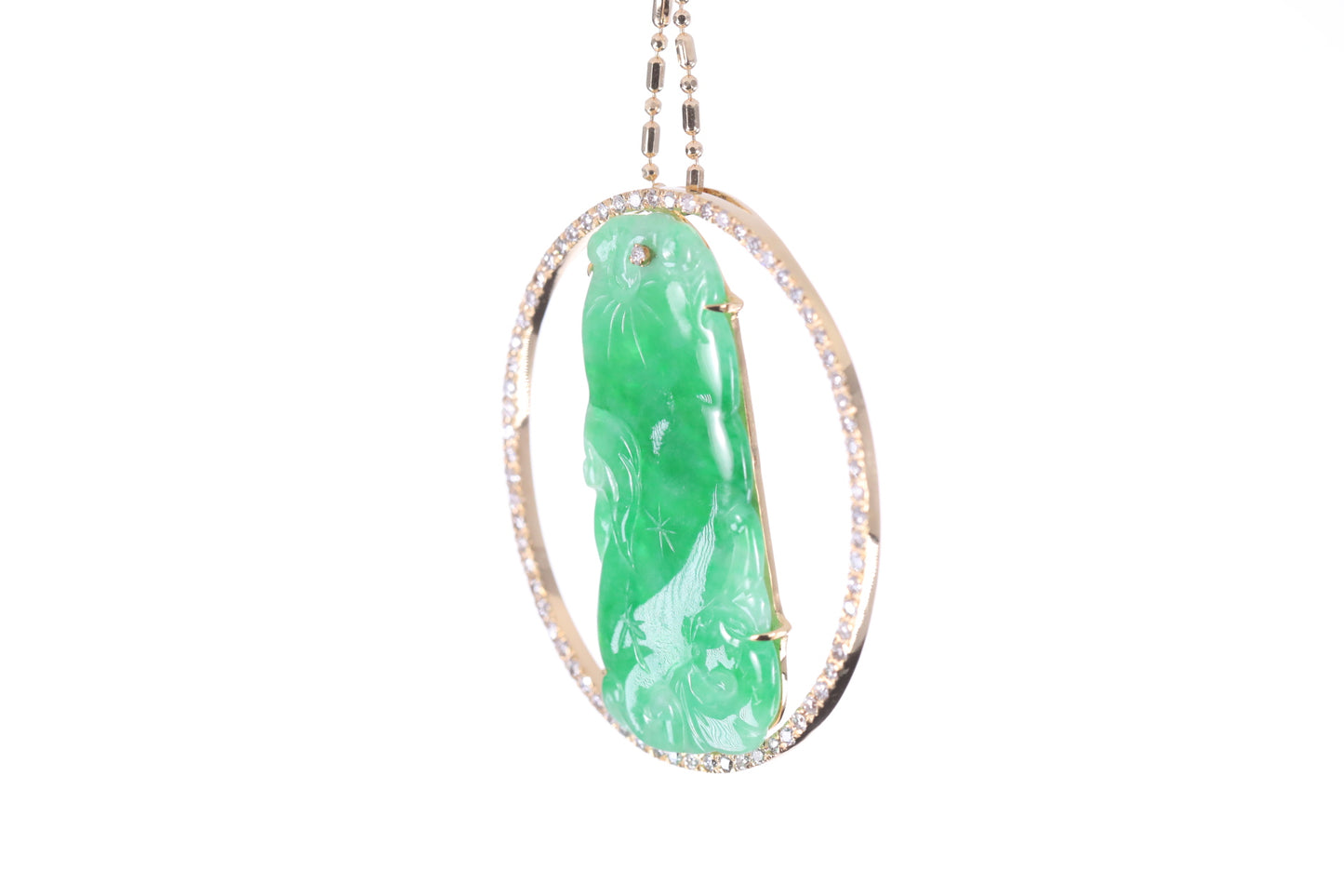 Jadeite Gourd Pendant