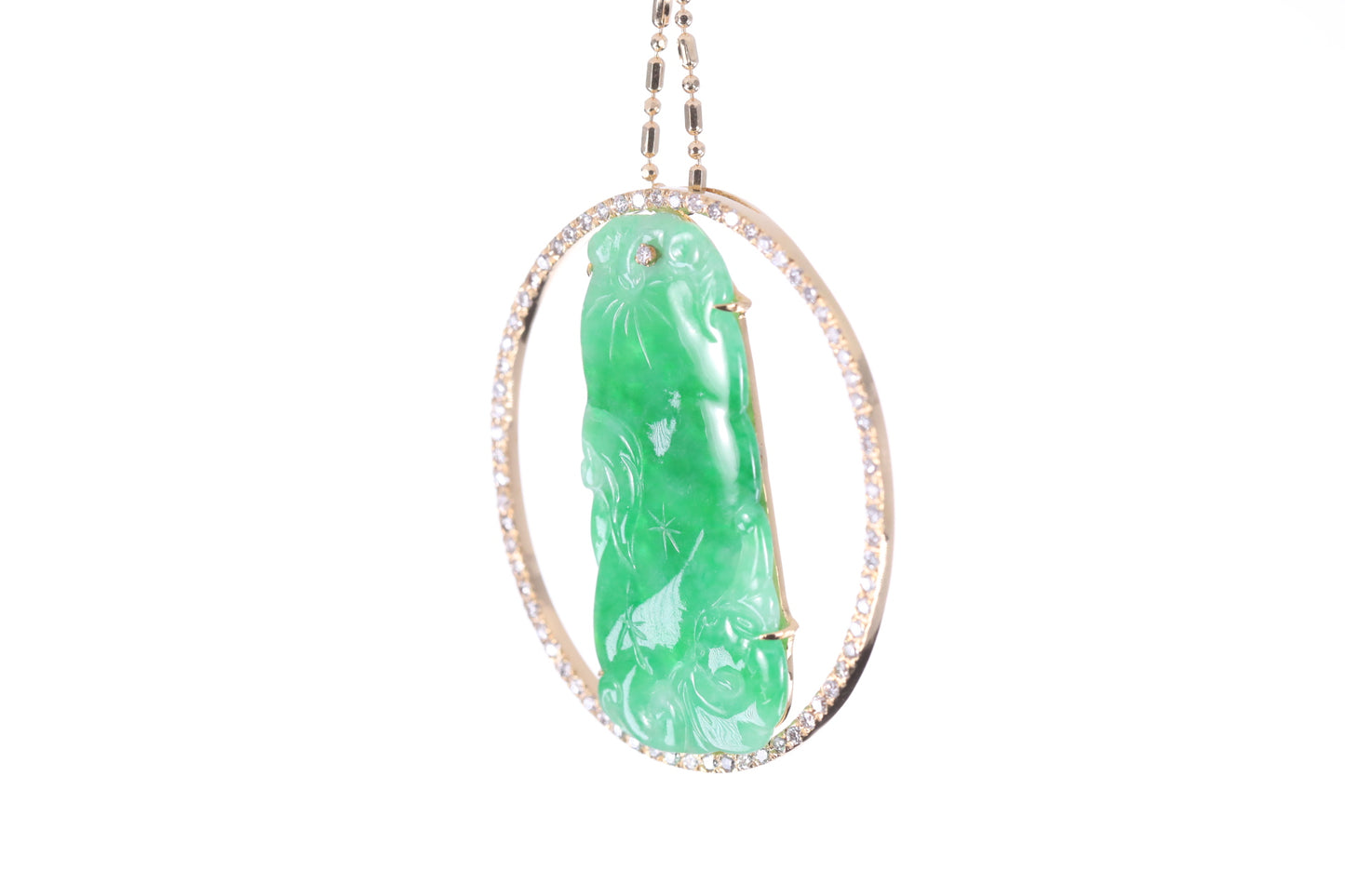 Jadeite Gourd Pendant