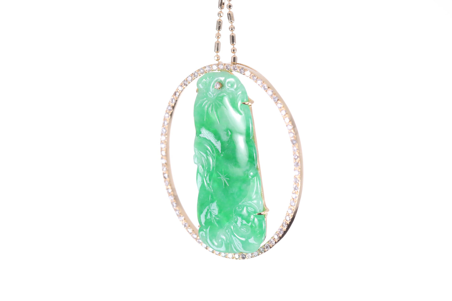 Jadeite Gourd Pendant